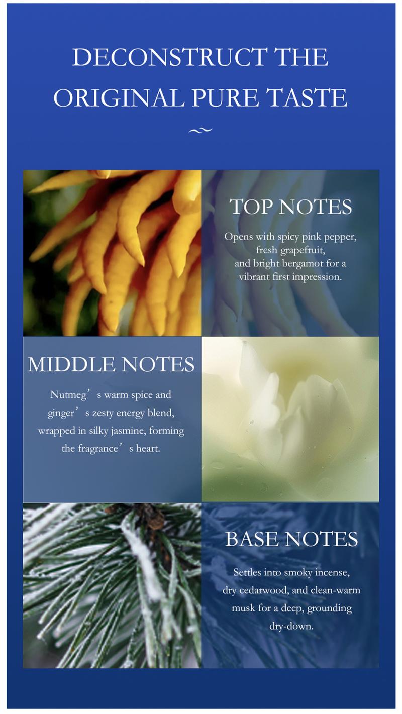 YCZ Midnight Gentleman Eau de Parfum 50ml - Lasting Oriental Woody Scent with Vanilla Orchid & Sandalwood Notes for Enhanced Confidence & Charm - Aromatic Marine Perfume Spray for Men - Fragrances Blue YCZ Midnight Gentleman Eau de Parfum 50ml - Lasting Oriental Woody Scent with Vanilla Orchid & Sandalwood Notes for Enhanced Confidence & Charm - Aromatic Marine Perfume Spray for Men - Fragrances Blue