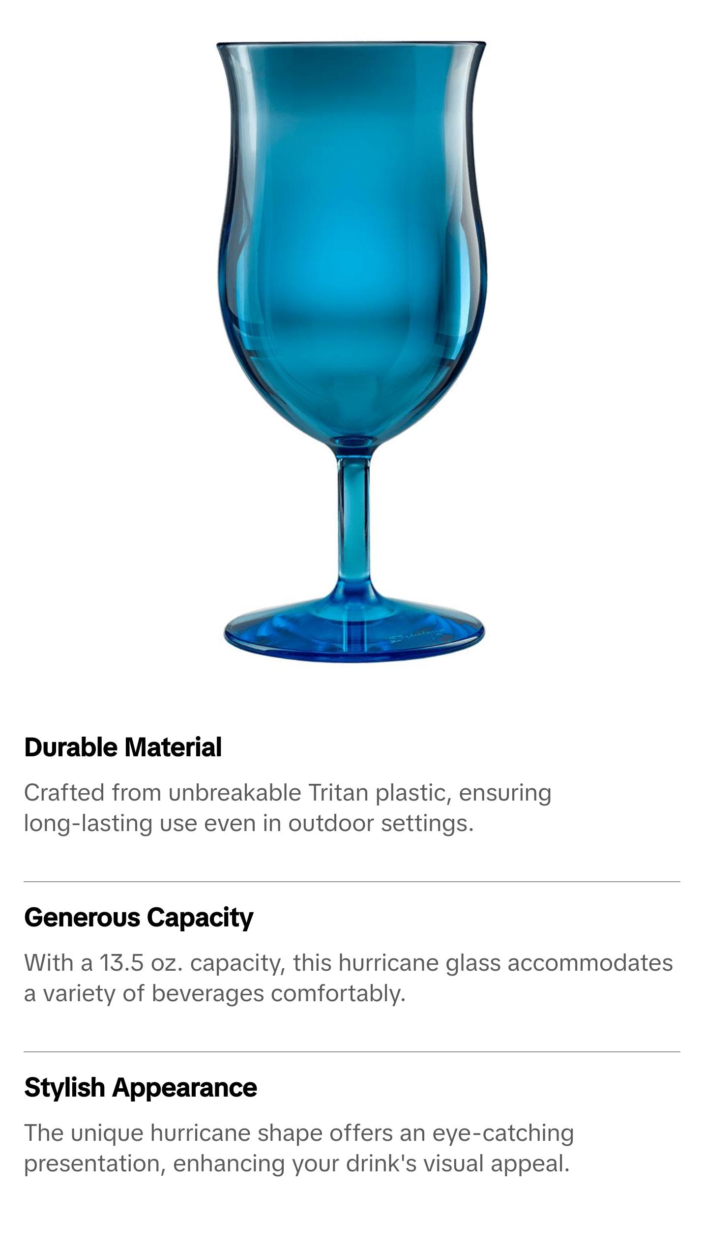 Hurricane Drinking Glass 13.5 oz.