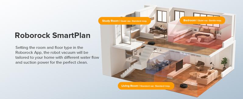 Roborock Qrevo Series Robot Vacuum and Mop (QV 35A), 8000Pa Suction, Anti-Tangle Brushes, Smart Obstacle Avoidance, Auto Mop Washing, All-in-One Dock, 200RPM Spinning Mops #GiftedInLove