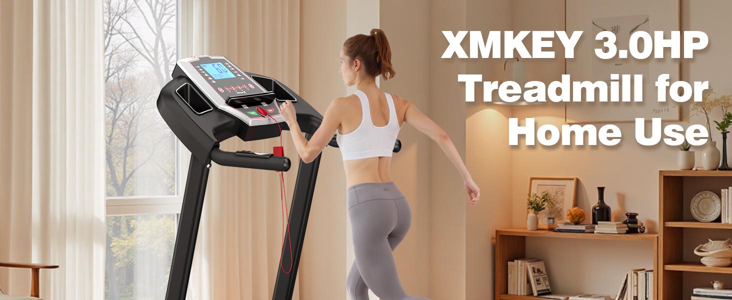 LIVIVOX 3.5HP Portable Folding Treadmill with Incline 330LBS Weight Capacity，8.5MPH, LED Display Easy Foldable Home Gym Machine for Apartments & Home Use Walking Pad Jogging Equipment， home gym equipment,10% incline walking pad treadmill