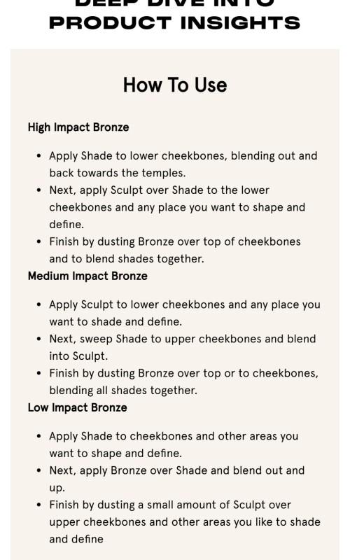 Made for Shade Bronze & Sculpt Trio Palette - Matte, Buildable Contour Trio | Neutral, Warm & Cool Shades for Sculpting, Bronzing, and Shading