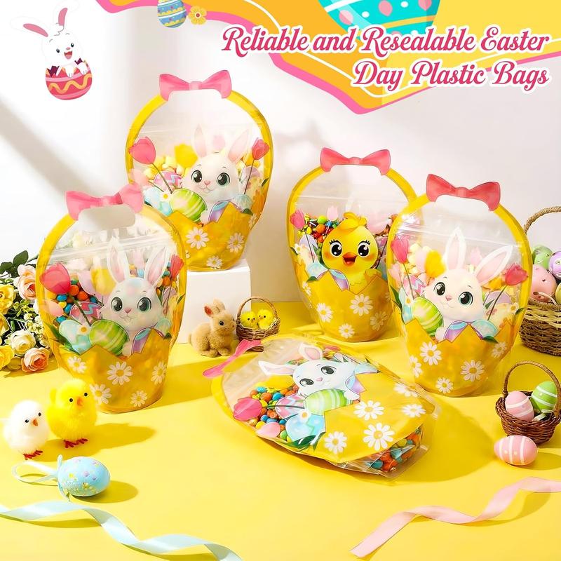 25/50 Pcs Easter Goodie Bags Plastic Candy Gift Bags with Handle Bunny Chick Pattern Transparent Treat Bags for Teacher Students Office Employee Coworker,Easter Egg Hunting Supplied,Appreciation Gift for Birthday Wedding Valentine's Day Celebration Gift 25/50 Pcs Easter Goodie Bags Plastic Candy Gift Bags with Handle Bunny Chick Pattern Transparent Treat Bags for Teacher Students Office Employee Coworker,Easter Egg Hunting Supplied,Appreciation Gift for Birthday Wedding Valentine's Day Celebration Gift