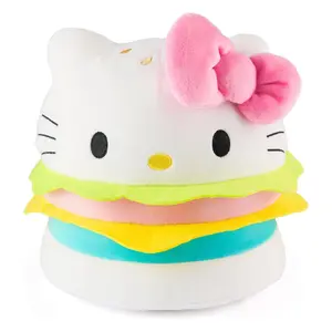 GUND Sanrio Hello Kitty Hamburger 8" Plush Toy