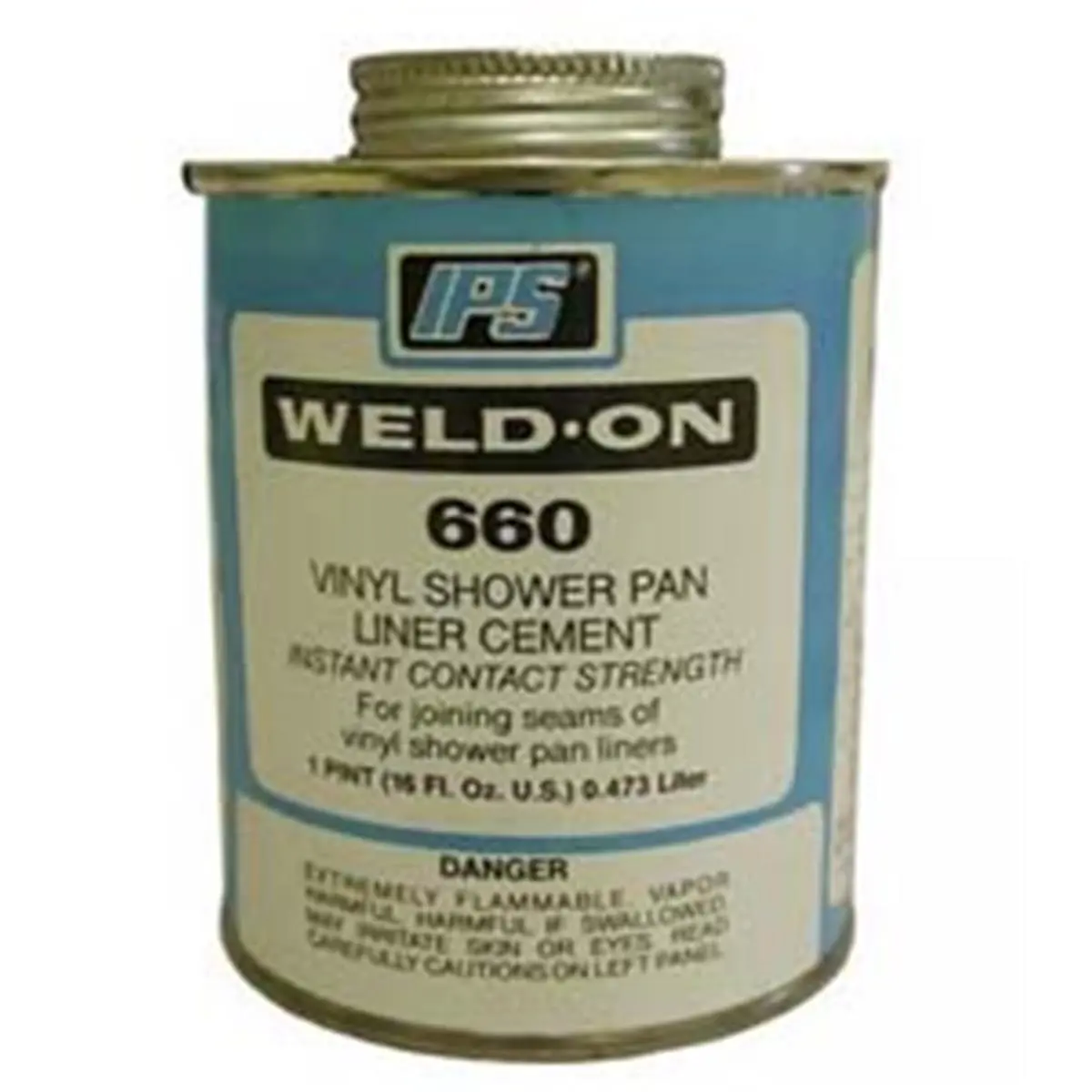 Jones Stephens S99100R ORM-D PVC Shower Pan Liner Cement, 1-Pint Bathroom Installation Supplies for Boating Water Sports