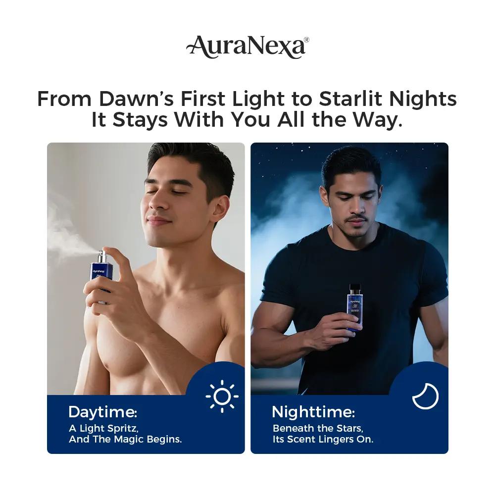 AuraNexa Oriental Rich Fragrance | Shimmer, 12H Long-Lasting, Advanced Layered Scent