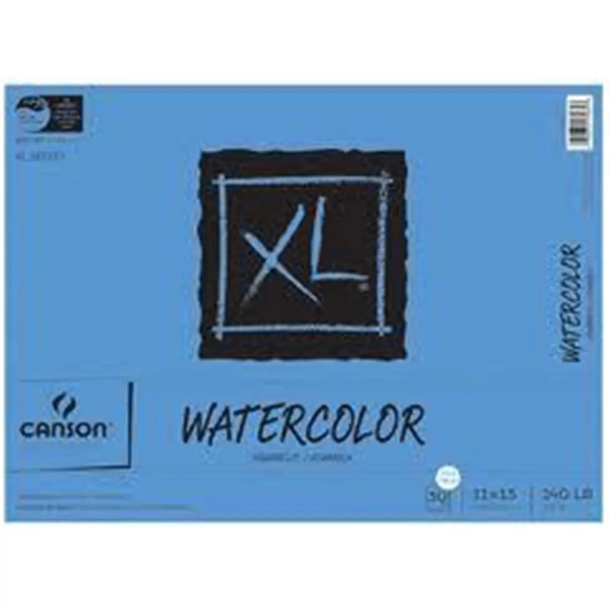 Canson XL Watercolor Pads - 18x24 in Cold Press Heavyweight, 30 Sheets, Office Stationery, Art Craft Supplies, Paint Supplies