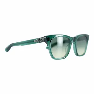 Chrome Hearts Clitterati Sunglasses Transparent Emerald Silver