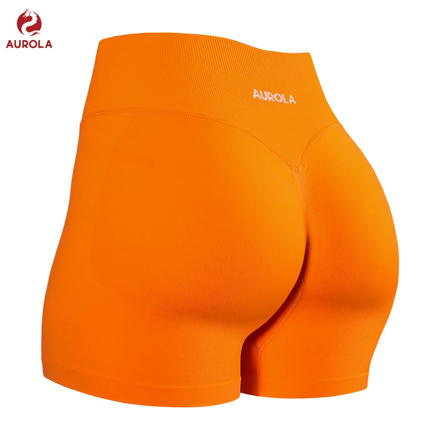 AUROLA Influence Collection Workout Shorts for Women,No Roll Up Squat Proof New Scrunch Seamless Compression Gym Short 3.5“ tiktokshopbacktoschool