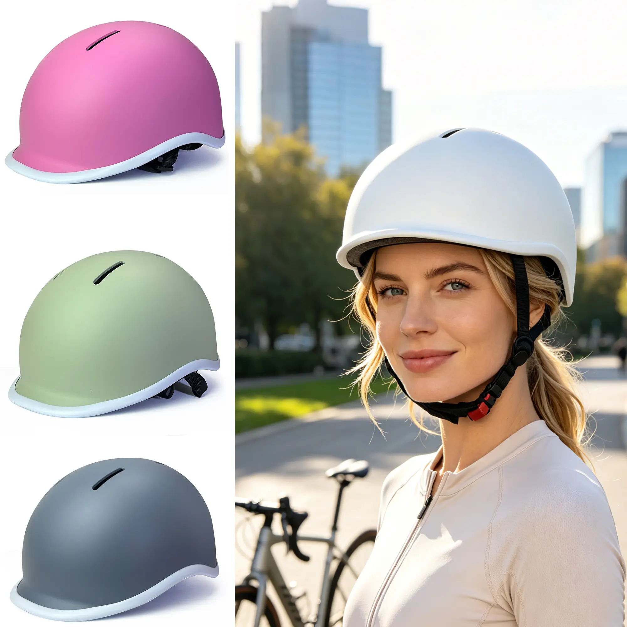 ARTOROO Scooter Sport Helmet for Adults & Teens - Size Adjustable Ebike Bike Helmet for Skateboard, Cycling, Roller Skating, and Urban Cycling