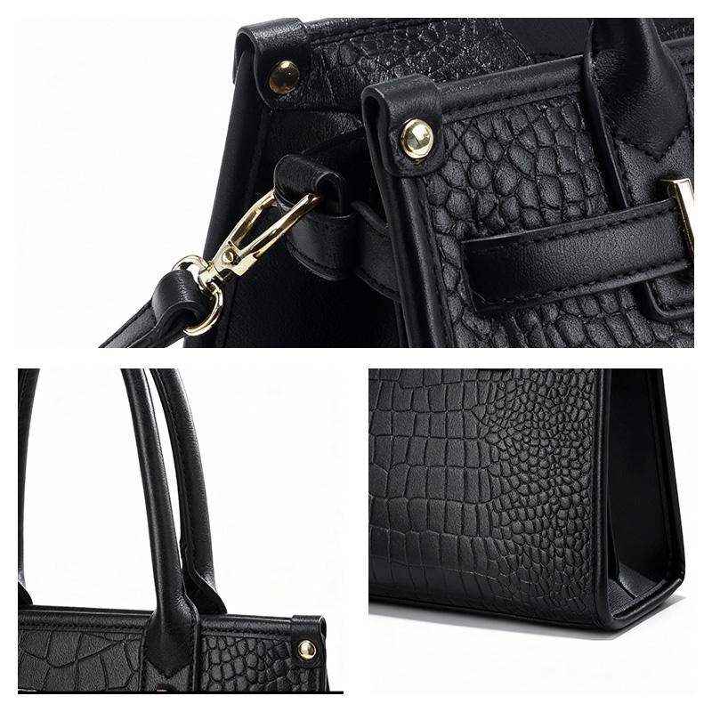 Women's Fashionable Handbag & Crossbody Bag & Wallet, Casual Versatile Large Capacity Shoulder Bag Set, Trendy All-match Bag Set for Daily Use