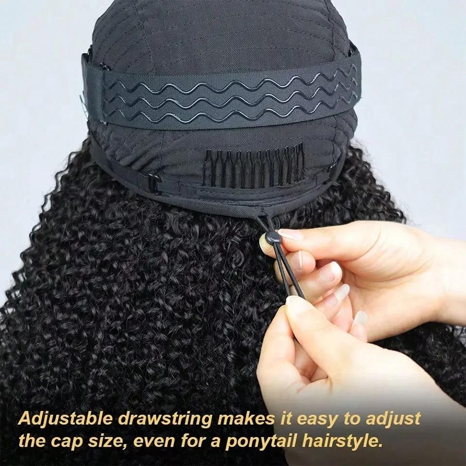 Bling Hair 180% Density 32 34Inch Deep Wave 13x6 Drawstring Glueless Wigs Human Hair For Black Women Brazilian HD Transparent 13x4 Wet And Wavy Curly Wave Lace Wig