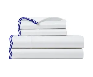 Blue Scalloped Sheets