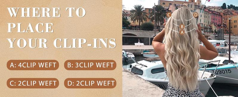 AISI HAIR 4PCS Long Wavy Clip in Hair Extensions 20 Inch Synthetic Thick Hairpiece for Women natural hair Length Volume Weft Care Tips