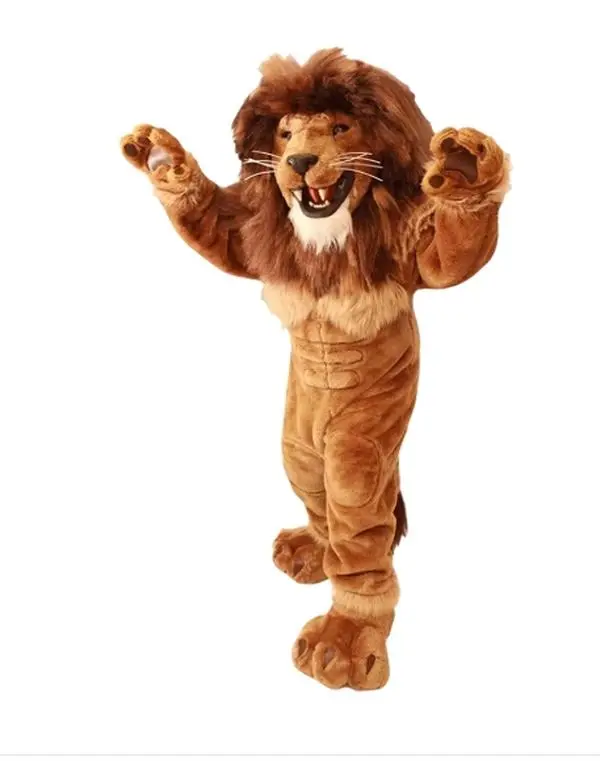 Furrywu Wild Lion Mascot Costume Fancy Dress Cosplay Spirit Party School Event Costume Customize Orders