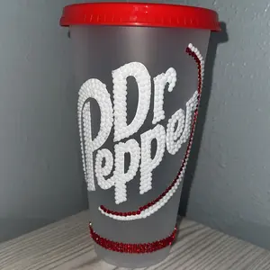 Custom made Dr Pepper tumbler