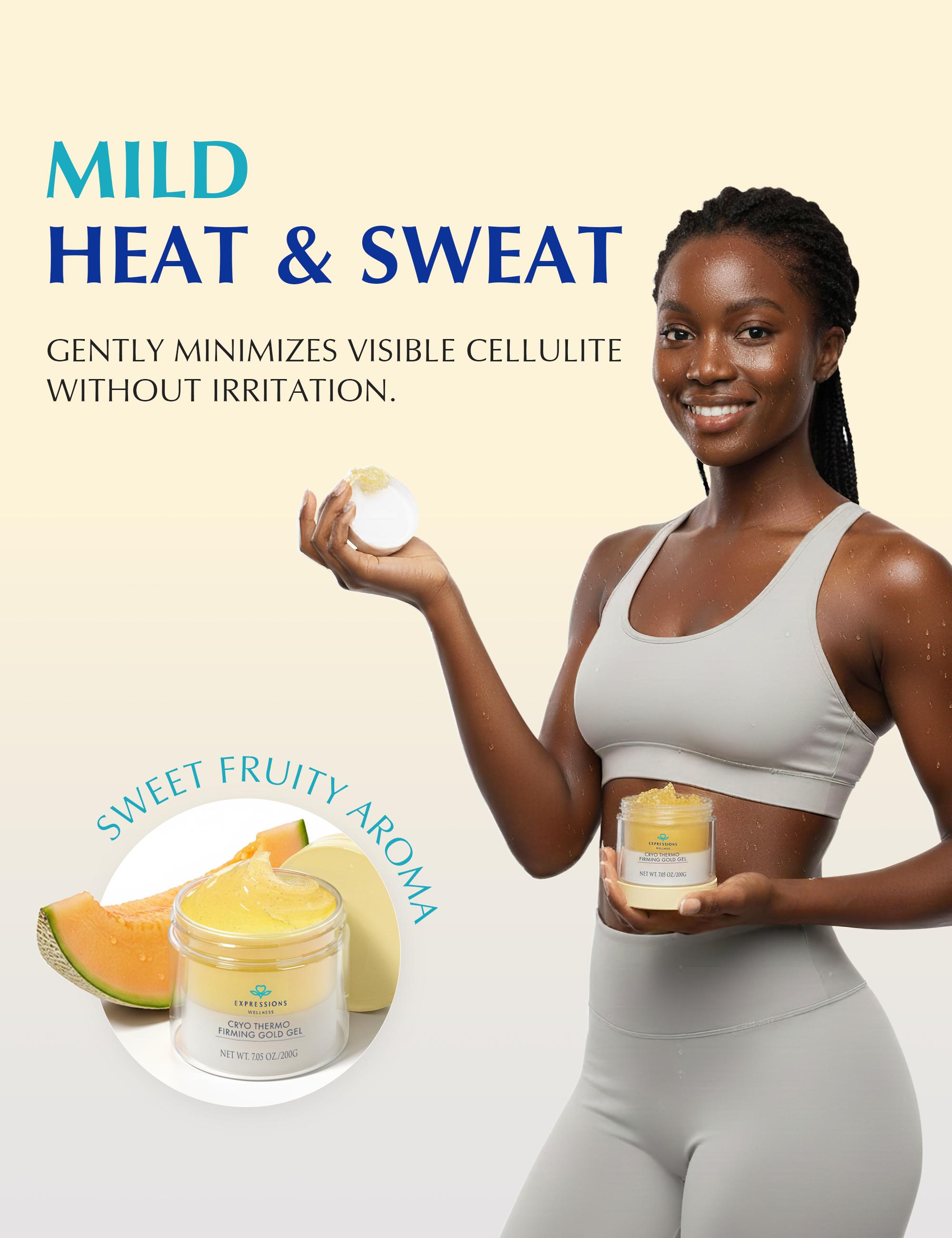 15-Day Fast-Acting Anti Cellulite Sculpting & Tightening Burn Gold Massage Cream | Cryo Thermo Firming Gold Gel for Belly Thigh Butt & Arm Firming Toning Moisturizing Sculpting & Smoothing|Unisex Body Contouring Treatment for Men & Women |200 G