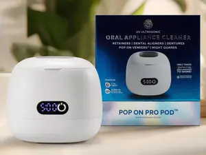 Pop On Pro Pod - Dual-Action Oral Appliance Cleaner