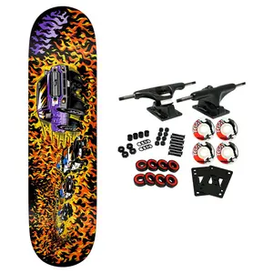 Real Skateboard Complete Nicole Huase Pig Run 8.38" x 32.25"