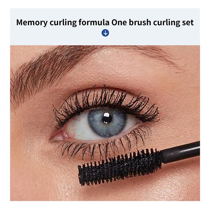 4D Super Long Lashes Mascara - Waterproof, Smudge-Proof & Dramatic Lengthening Formula for Sensitive Eyes, Durable Black Mascara for All Light Beige Types, Enhanced Volume & Length, Smudge-Proof Makeup, Sleek Tube Design, Highquality Finish
