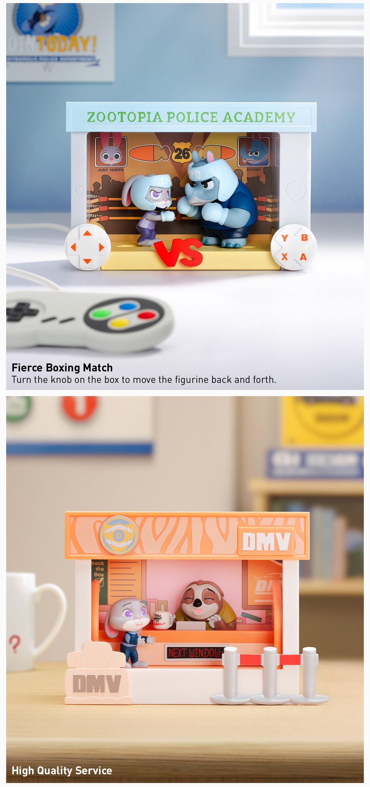 POP MART Zootopia Highlight Moment Series Scene Sets