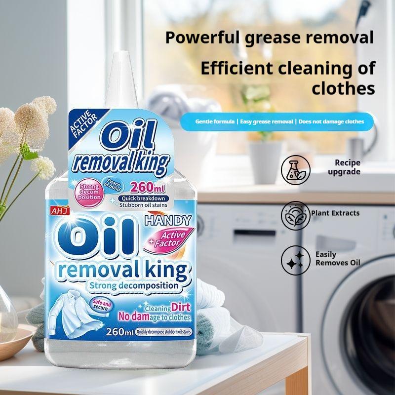 Clothing Stain Remover Spray 260ml – Powerful Laundry Spot Cleaner for Oil, Grease, Coffee, Ink & Food Stains – Quick Acting Formula for Clothes, Fabric & Shoes, Easy to Use, Gentle on Colors & Skin