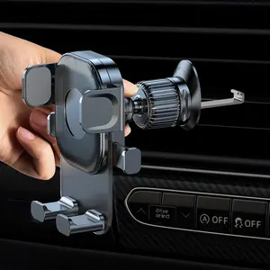 Car Phone Mounts, Universal Car Vent Cell Phone Holder with A Strong Clip, Compatible with All iPhone Series, Samsung, Google and All Mobile Android Smartphones and Phone Cases.