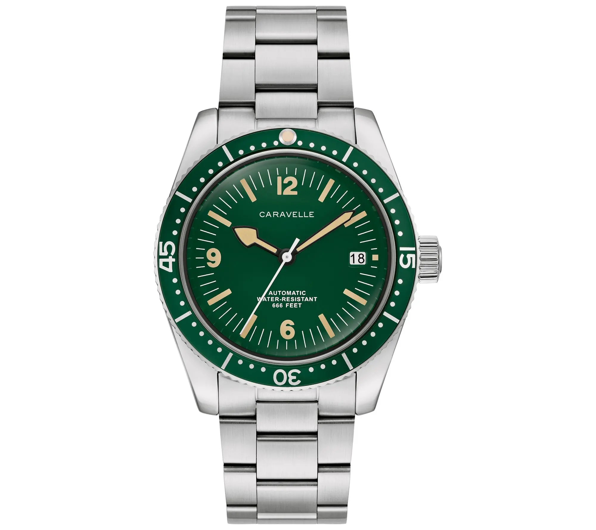 Caravelle x Kevin O'Leary by Bulova Green Sea Hunter Automatic Watch