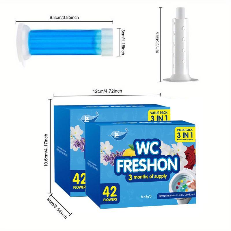 6 Pack Toilet Gel Stamp, 72 Stamps 6 Kinds Of Scent Toilet Bowl Cleaner Gel, Long-Lasting Flowers Shaped Bathroom Freshener, Keeps Toilet Fresh Fragrant and Clean Household Scented 6 Pack Toilet Gel Stamp, 72 Stamps 6 Kinds Of Scent Toilet Bowl Cleaner Gel, Long-Lasting Flowers Shaped Bathroom Freshener, Keeps Toilet Fresh Fragrant and Clean Household Scented
