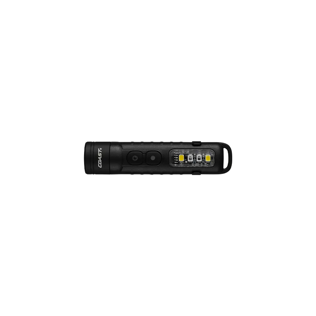 COAST KL30R 500 Lumen Rechargeable LED Pocket Flashlight with UV Light