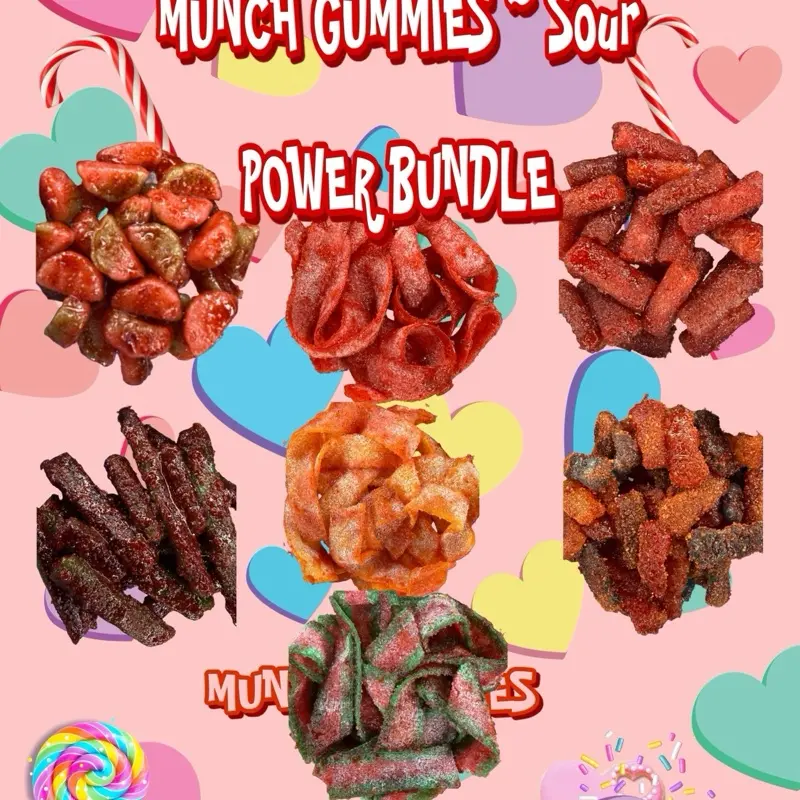 munch gummies ~ SOUR POWER, bundle munch gummies ~ SOUR POWER, bundle