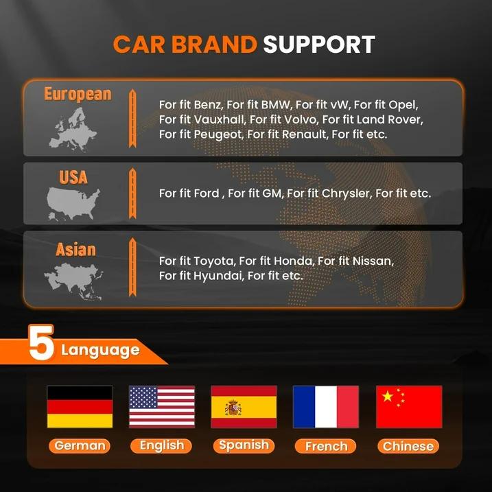 ANCEL AD710 ABS SRS OBD2 Scanner Automotive Scan Tool with ABS Bleeding, EPB Reset, Battery Test, Live Data, Full OBD2 Modes, Car Code Reader Diagnostic Tool ANCEL AD710 ABS SRS OBD2 Scanner Automotive Scan Tool with ABS Bleeding, EPB Reset, Battery Test, Live Data, Full OBD2 Modes, Car Code Reader Diagnostic Tool