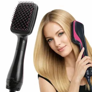Multifunctional Hot Air Comb, 1 Box Automatic Hair Straightener, Negative Ion Hot Air Comb, Hair Styling Tool for Home & Salon Use, Daily Hair Styling Tools