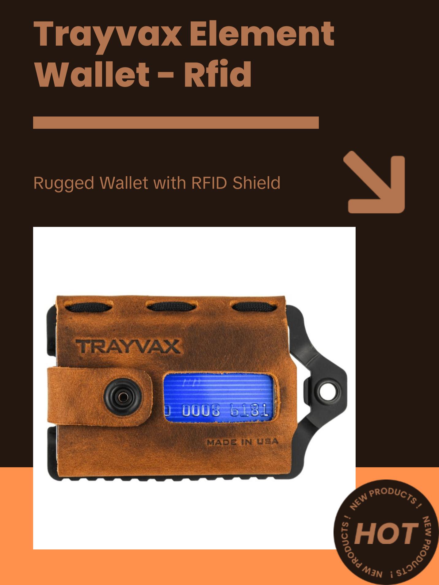 Element Wallet - Black Tobacco Brown