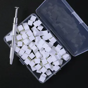 100-Piece Soft Nail Sponges Set with 1 Nail Art Pen Holder, Ideal for Nail Care, Nail Design and Cleaning Supplies, Multi-Pack for Nail Enthusiasts