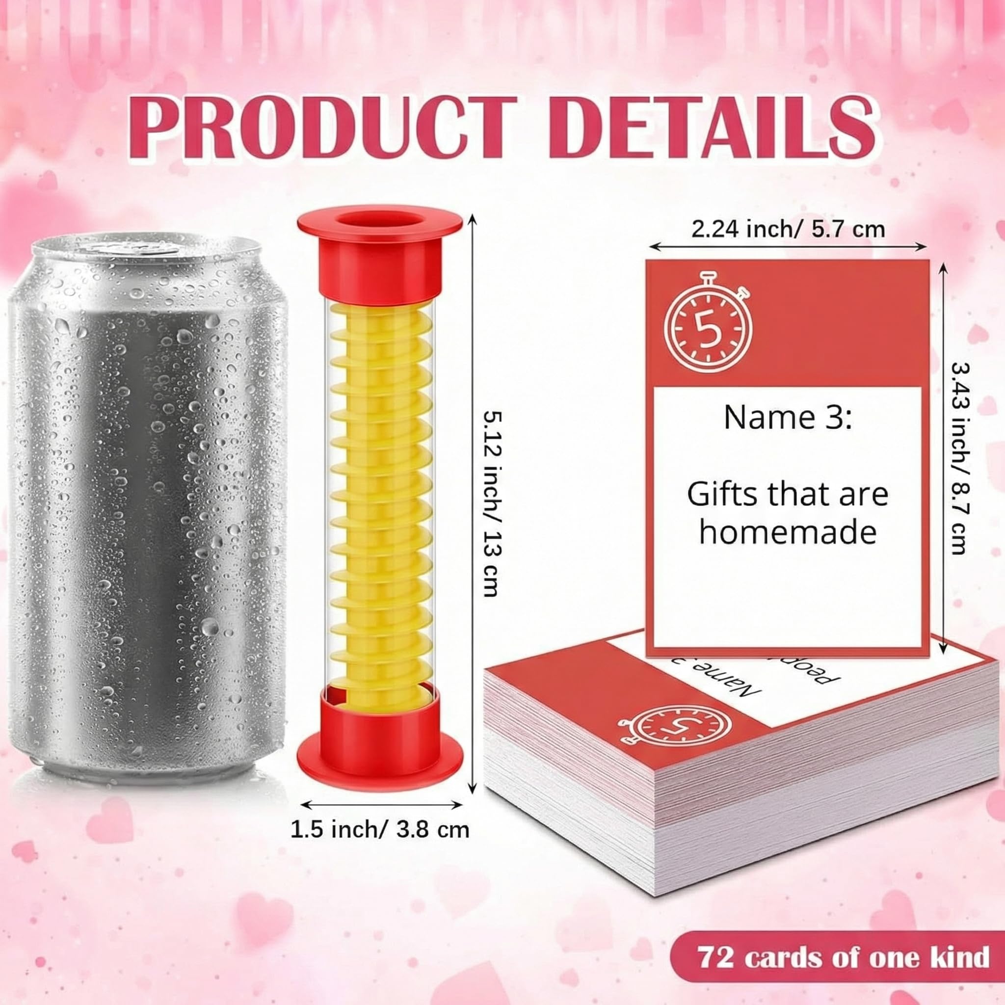 Easter Hack Fast Answer Card Game with 72 Cards & Timer, Hilarious Party Game for 2-10 Players,Quick Easy Setup Valentine's Day Galentine Night Party Card Game for Adult Family Friends Couple Easter Basket Stuffer