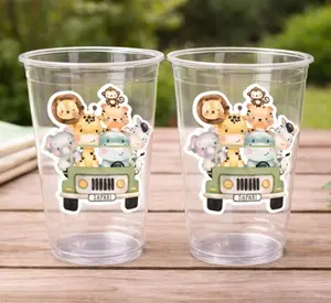 SAFARI PARTY CUPS  - Safari Birthday Cups Safari Birthday Safari Party Safari Decorations Safari Baby Shower Safari Favors Jungle Party Cups