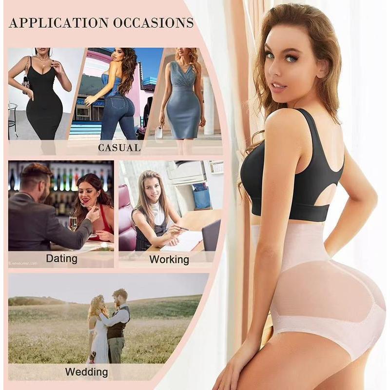 Women's Tummy Control Waist Trainer Panties Compression Underwear High Waisted Shapewear Body Shaper Stomach Girdle Panty Seamless Postpartum