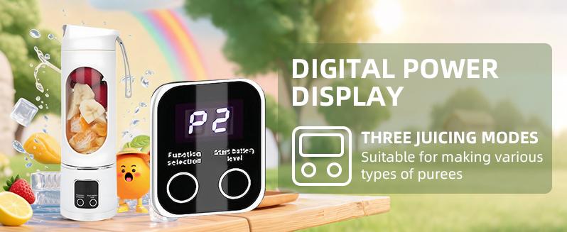 Ultimate Portable Blender! USB Rechargeable & Compact for Smoothies On-The-Go - Perfect Travel, Back To School & Gym! Leak Proof Design, Makes Shakes & Baby Food in Seconds cup juicer rechargeable mini blender vegetable