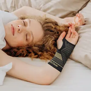 Copper Ion Hand Protector - Copper Hand Compression Sleeve - Comfortable and Breathable Hand Guard Crosspiece