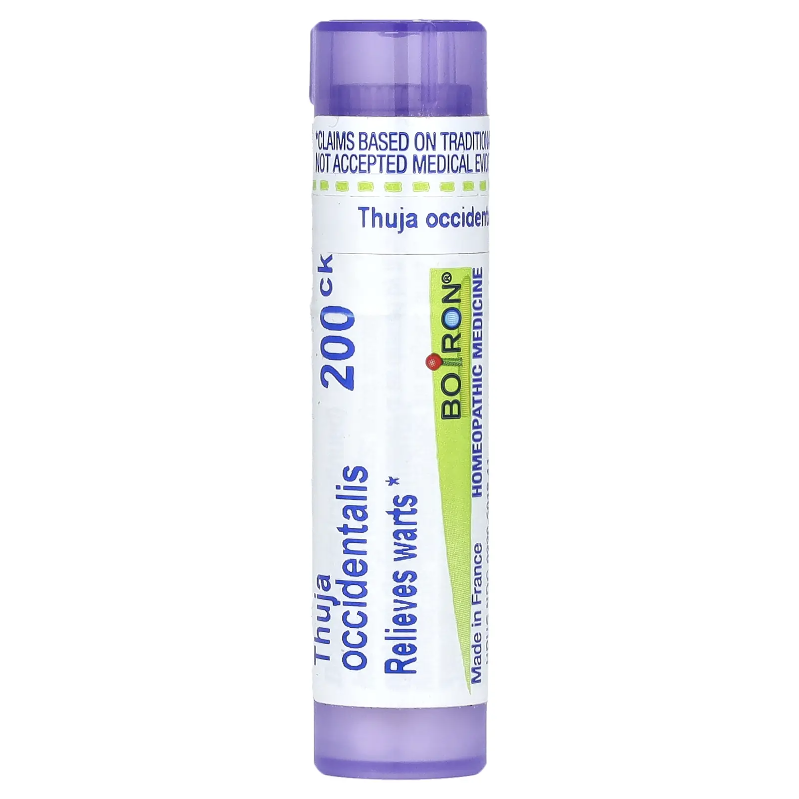 Boiron Thuja Occidentalis, 200CK, Wart Relief, Approx 80 Pellets | HSA/FSA Eligible
