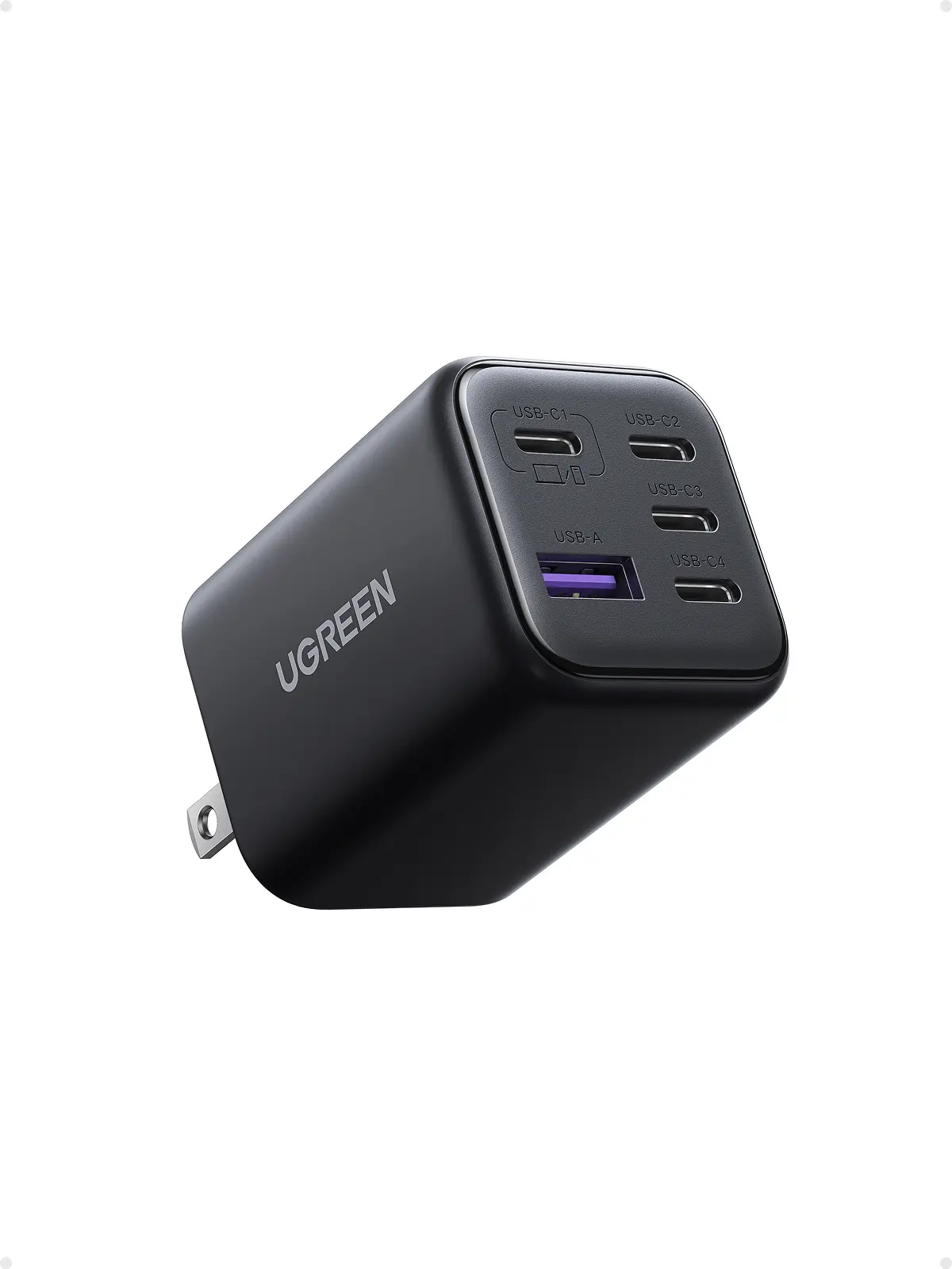 UGREEN 5-Port 45W USB C Charger, GaN Compact iPhone Charger Fast Charging, Type C Power Adapter for iPhone 17/16/15 Series, Samsung Galaxy S25/24/23, iPad, Matt Black summerwins