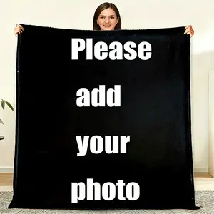 1 Piece Custom Photo Personalized FamilyBlanket-Ideal Gift for Holidays, Birthdays andCommemorative Events-Warm and Comfortable,Suitable for Family, Travel and Office All Yearround Use blanket multipurpose