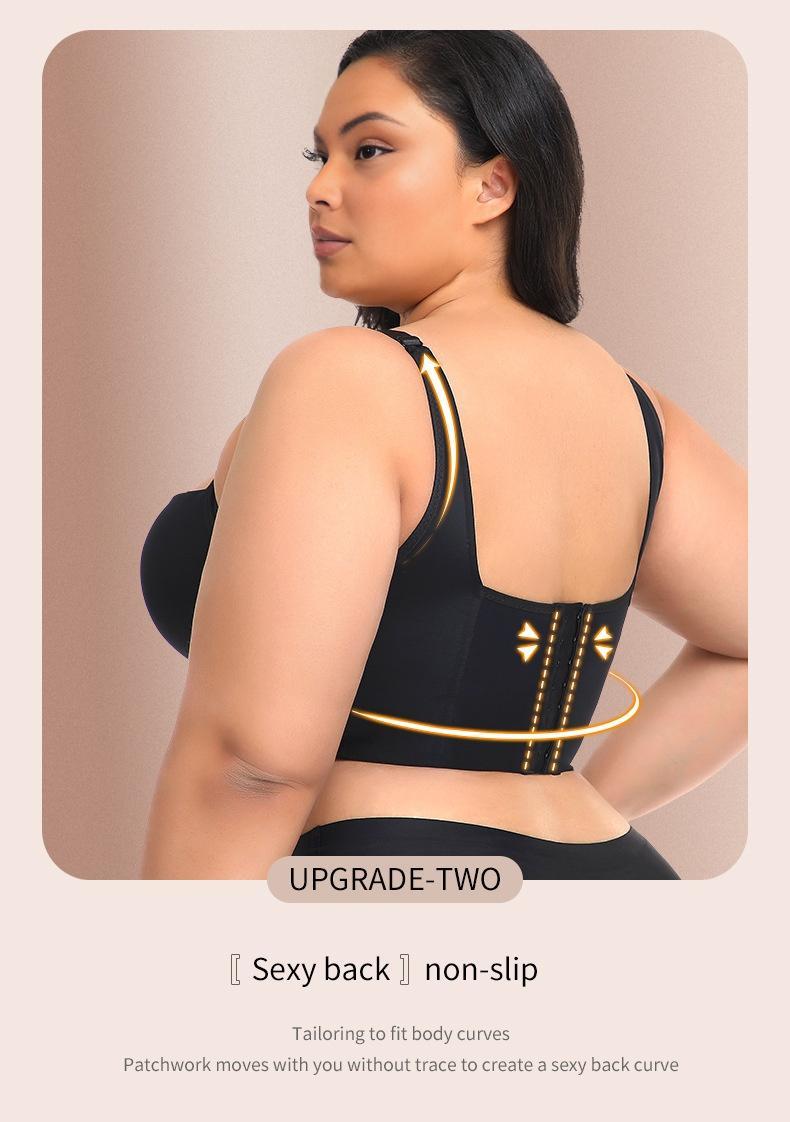 New-Plus size girls' bra, comfortable, slimming and anti-sagging New-Plus size girls' bra, comfortable, slimming and anti-sagging