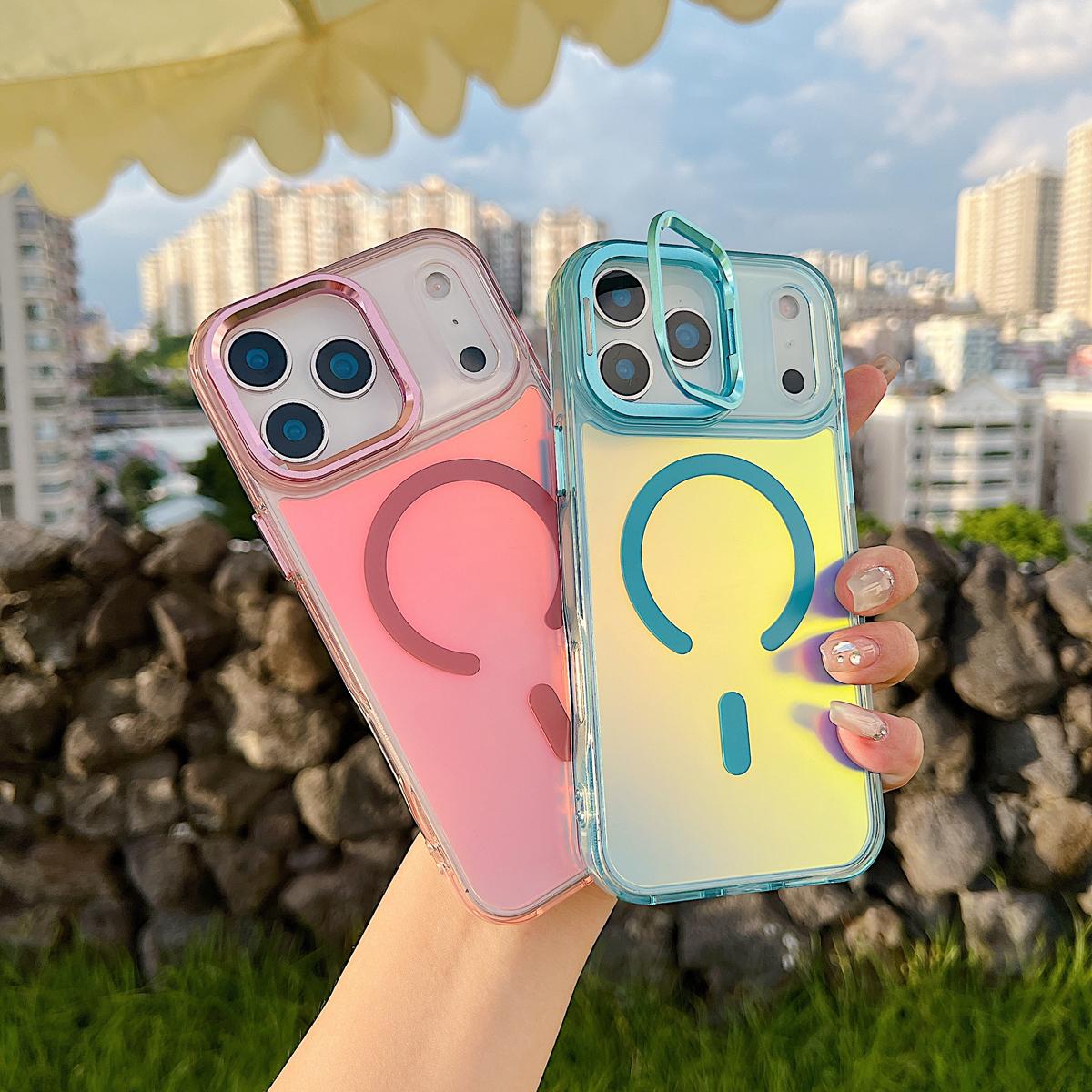 For iPhone 17 Pro Max/17 Air 16 15 Pro Max 14 13Pro/Plus Case Luxury Soft TPU Slim Translucent Matte Magnetic Wireless Charging Shockproof Cover