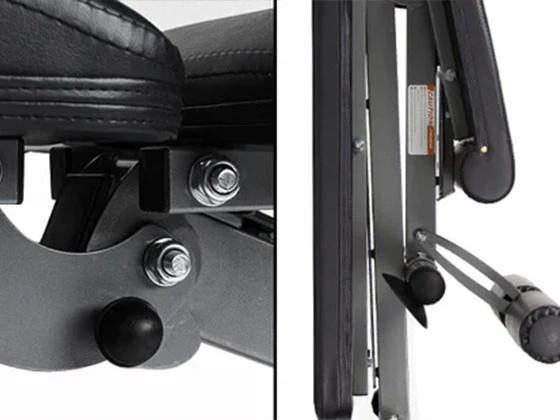 RitFit PWB01 Adjustable Foldable Weight Bench - Home Gym Equipment for Full Body Workout with Versatile Position Back Pad & Seat