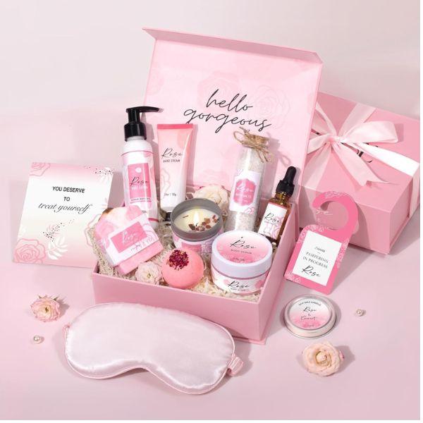 Gifts for Women – Birthday & Spa Gift Basket, Relaxing Self-Care Package for Mom, Wife, Sister, Aunt, Bridal Shower, Friendship & Thank You Gifts, and 'perfect for Christmas gift