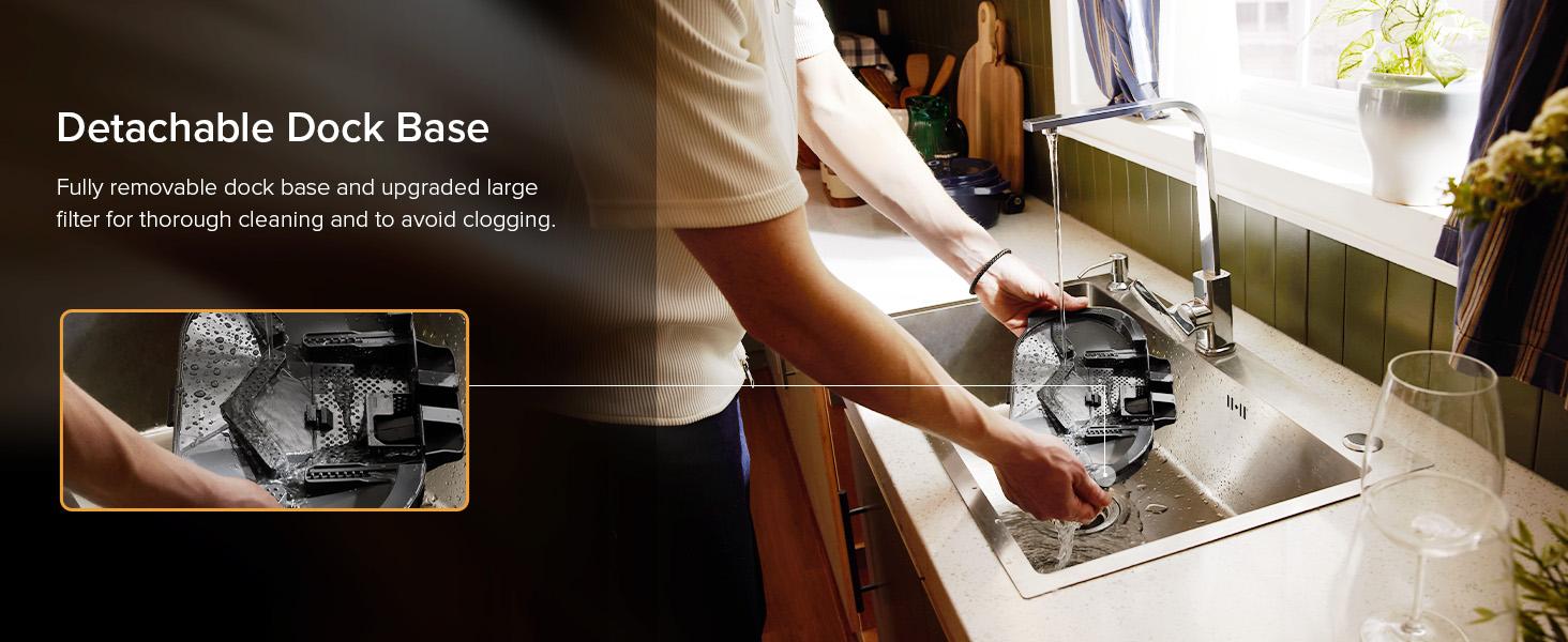 Roborock Qrevo series Robot Vacuum and Mop, 12,000Pa (Qrevo S5V), Mop Washing & Self-Cleaning, FlexiArm Edge Mopping, Warm Air Drying, Self-Emptying, Black #TikTokShopSpringGlowUp #NewDropsForYou