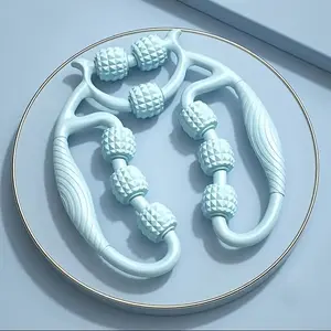 9 Wheel Leg Massager, Manual Leg Massage Tool, Leg Muscle Relaxation Tool, Yoga Roller Clamp, Muscle Relaxation Tool for Women & Men, Body Care, Lymphatic Drainage Roller power stretcher tissue deep