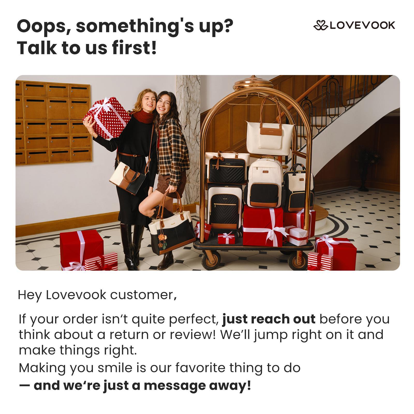 【BUY 2 SAVE 1】LOVEVOOK M-ystery Box Buy 2 Pay 1 Price Tote Bag for Woman 15.6'' Computer Bag Office Briefcase  Casual Handbag for Travel, Crossbody for College, Teacher