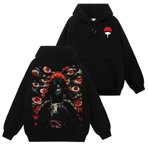 [Uchiha Empire] Limited Madara Uchiha Wake Up To Reality Sharingan  - Naruto Shippuden #8 Hoodie T-Shirt Sweatshirt, Retro Vintage Unisex Graphic 90s Cotton, Gift For Wibu, Anime Manga Ninja Y2K Streetwear